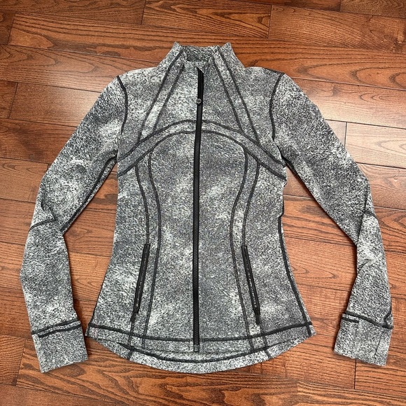 Lululemon Define Jacket Luon - Spray Jacquard White Black - Picture 10 of 13
